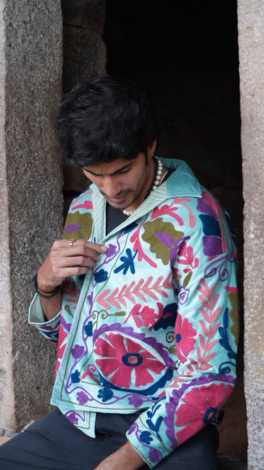 Suzani Embroidered Jackets - UNISEX