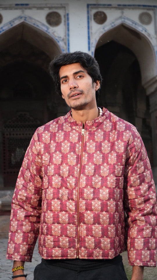 Sarkara Red Quilted Jacket