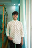 🌿 The Indigo Sprig Kurta – Nature-Inspired Sophistication