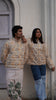 SARKARA Unisex Yellow-White Zipper Jacket – Winter ’25 Collection