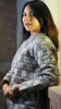 Sarkara Grey Quilted Jaipuri Jacket