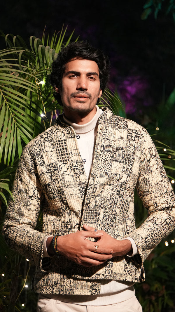 SARKARA Full-Sleeve Unisex Quilted Jacket