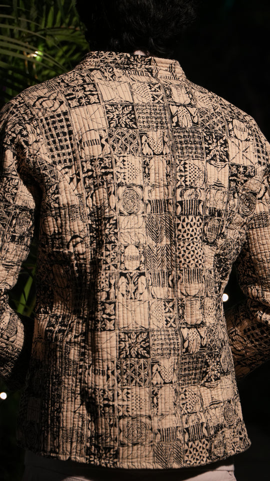 SARKARA Full-Sleeve Unisex Quilted Jacket