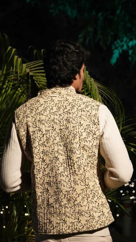 SARKARA Half Reversible Quilted Jacket – Winter ’25 Edition