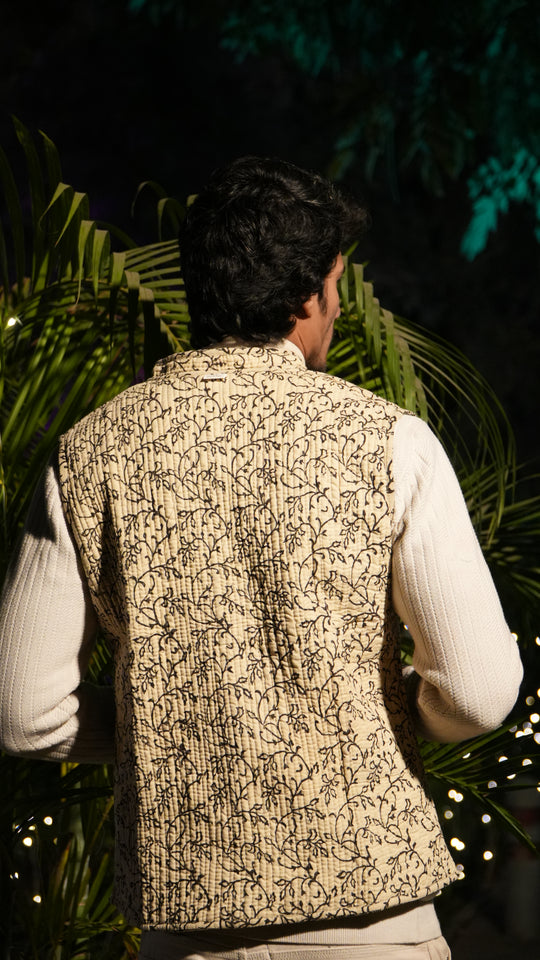 SARKARA Half Reversible Quilted Jacket – Winter ’25 Edition