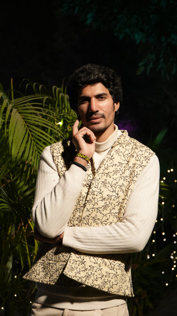 SARKARA Half Reversible Quilted Jacket – Winter ’25 Edition