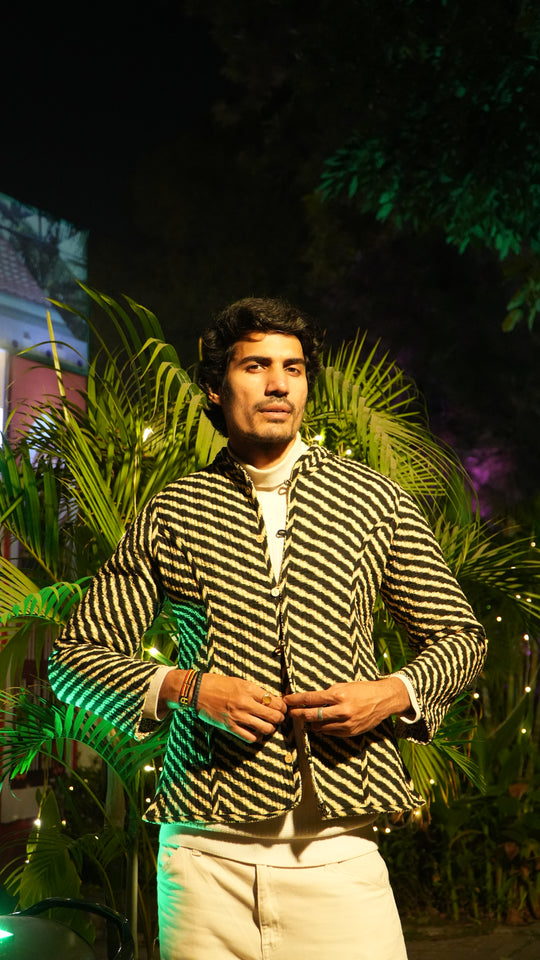 SARKARA Full-Sleeve Unisex Quilted Jacket