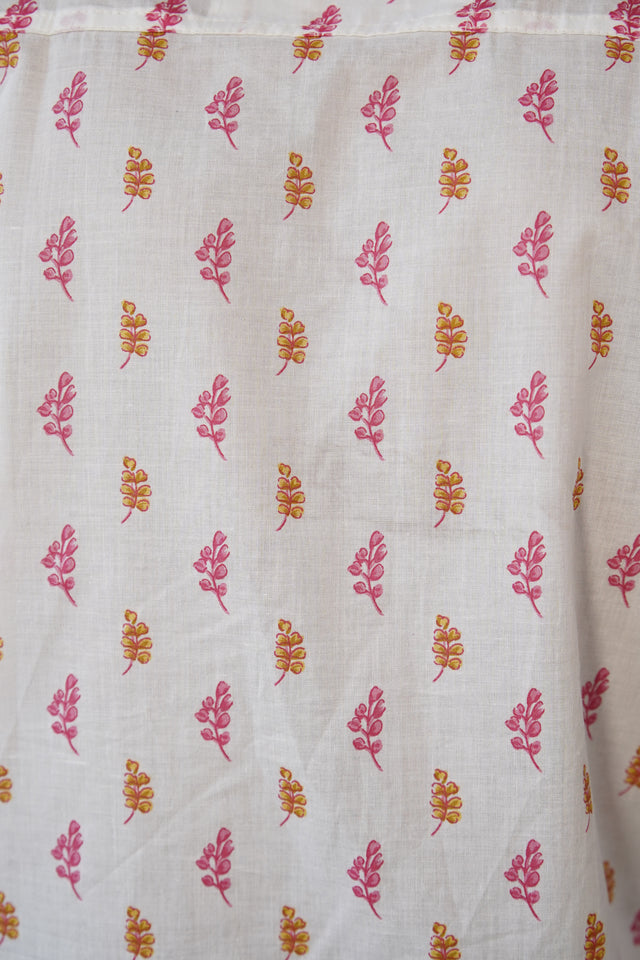 Gulaabi Gulmohar Kurta – Light, Playful & Breezy