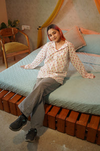 Gulaabi Gulmohar Kurta – Light, Playful & Breezy