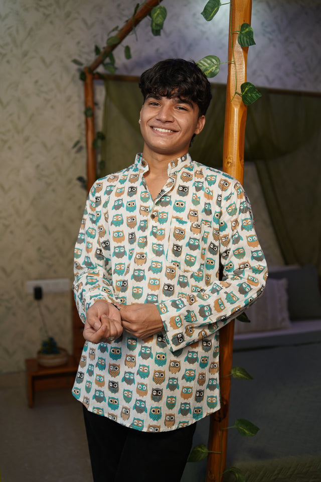 The Owl Tales Kurta – Quirky, Comfy & Full of Character
