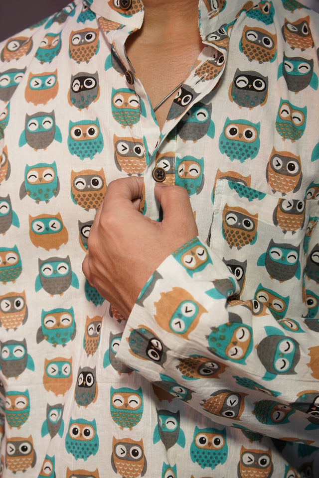 The Owl Tales Kurta – Quirky, Comfy & Full of Character