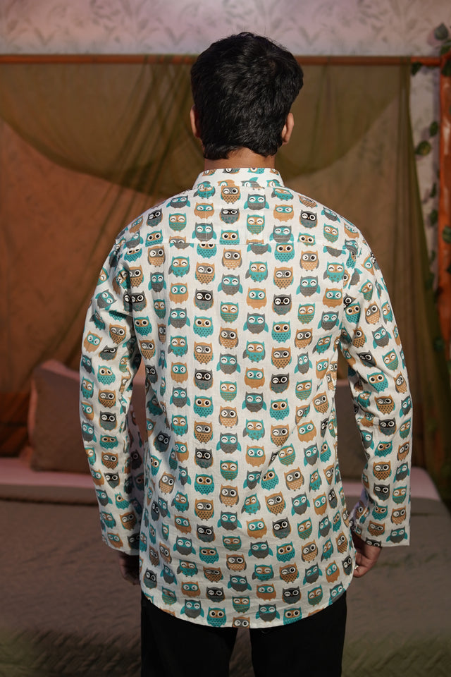 The Owl Tales Kurta – Quirky, Comfy & Full of Character