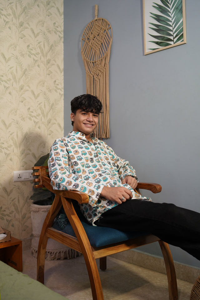 The Owl Tales Kurta – Quirky, Comfy & Full of Character